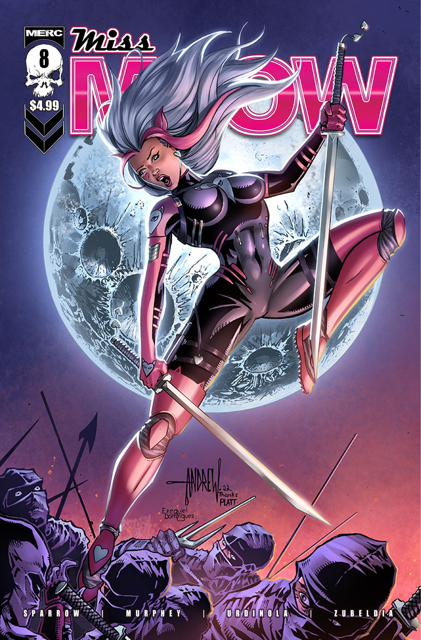 MISS MEOW #8 - COVER B - ANDREW MANGUM