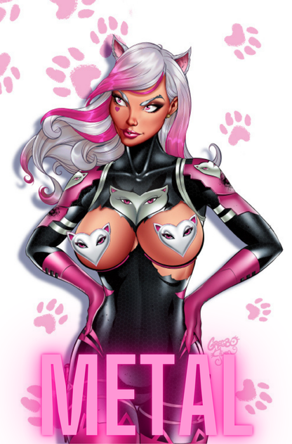 MISS MEOW #7 GREGBO "HERO" - NAUGHTY METAL - KICKSTARTER VARIANT