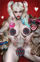 MISS MEOW SHIKARII "DOGGIES" VIRGIN FULL NAUGHTY - 11 X 17 PRINT